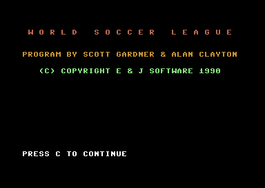 World Soccer League — sstitle (WOR)