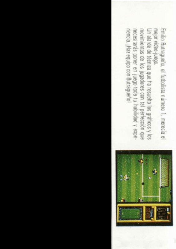 Emilio Butragueño Futbol — box-2D-back (SP)