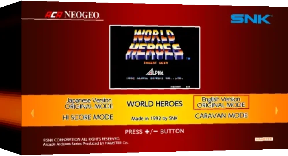 Aca Neogeo World Heroes — box-3D (WOR)