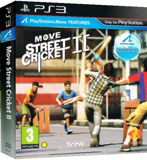 Move Street Cricket II — box-3D (EU)
