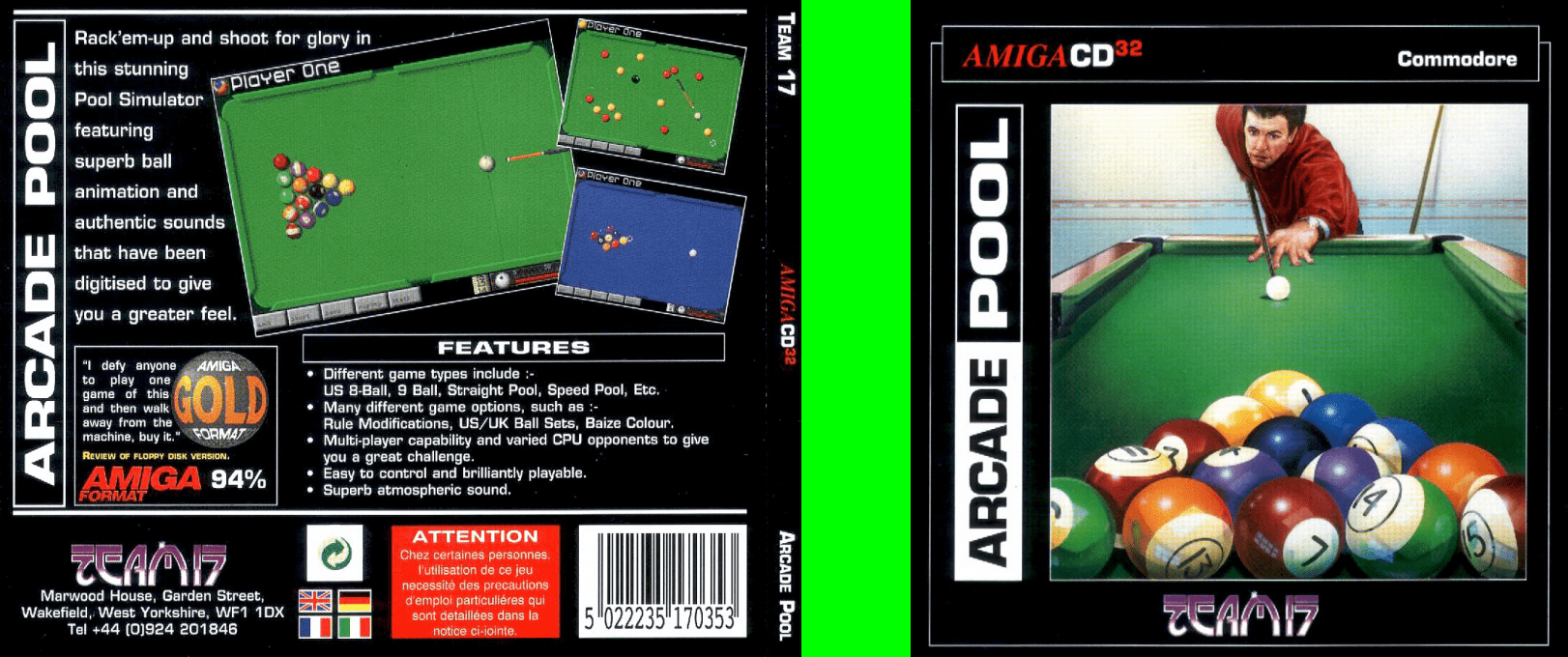 Arcade Pool — box-texture (EU)