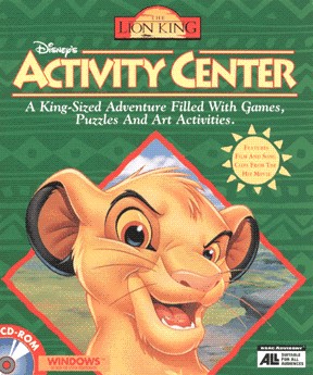 Disney's The Lion King Activity Center box art