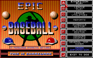 Epic Baseball box art
