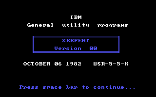 Serpent box art