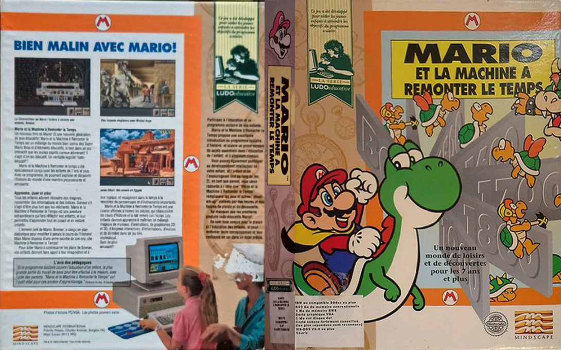 Mario's Time Machine — box-texture (FR)