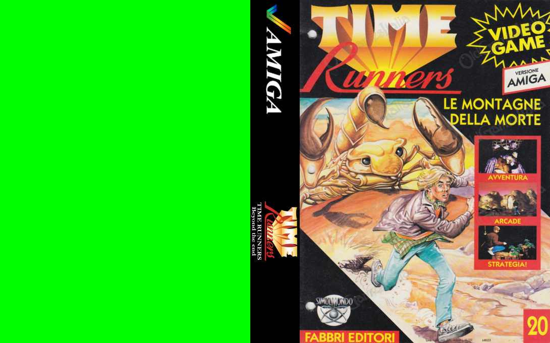 Time Runners 20 - The Mountains of Death — box-texture (IT)