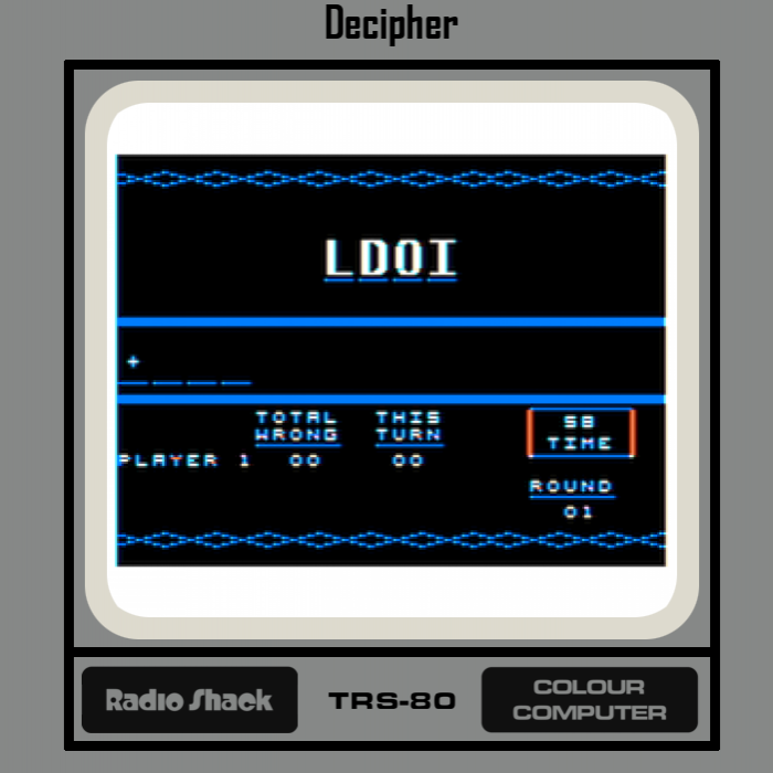 Decipher box art