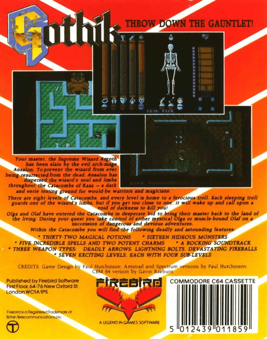 Gothik — box-2D-back (EU)