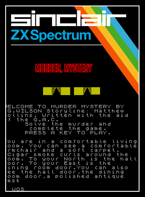 Murder, Mystery box art