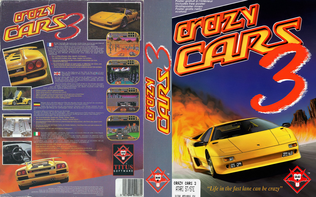 Crazy Cars 3 — box-texture (EU)