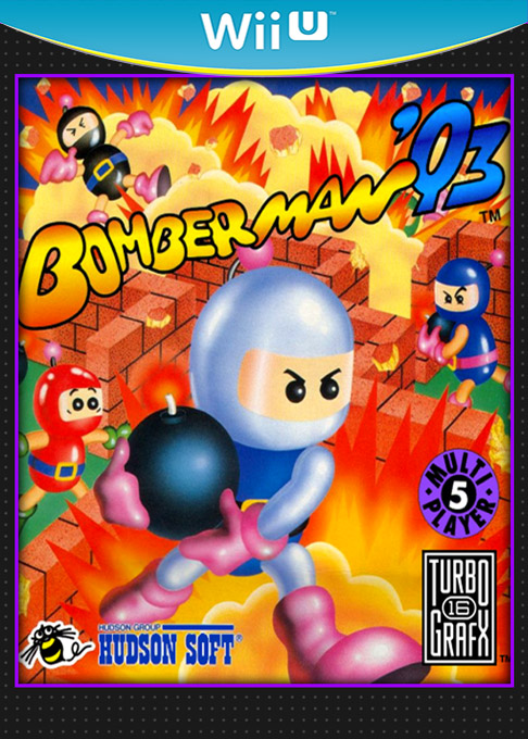 Bomberman '93 box art