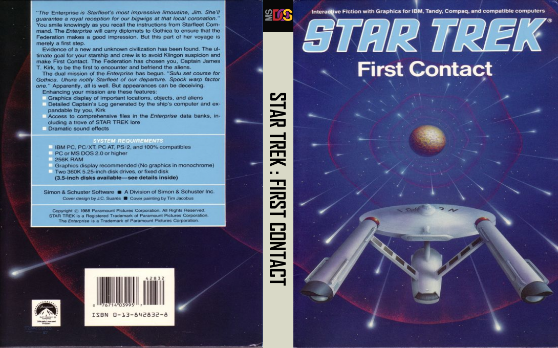 Star Trek - First Contact — box-texture (US)