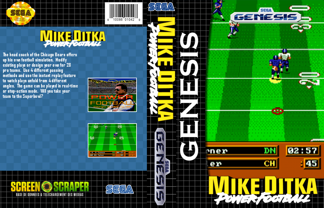 Mike Ditka Power Football — box-texture (SS)