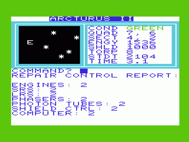 Super Star Trek — ss (WOR)