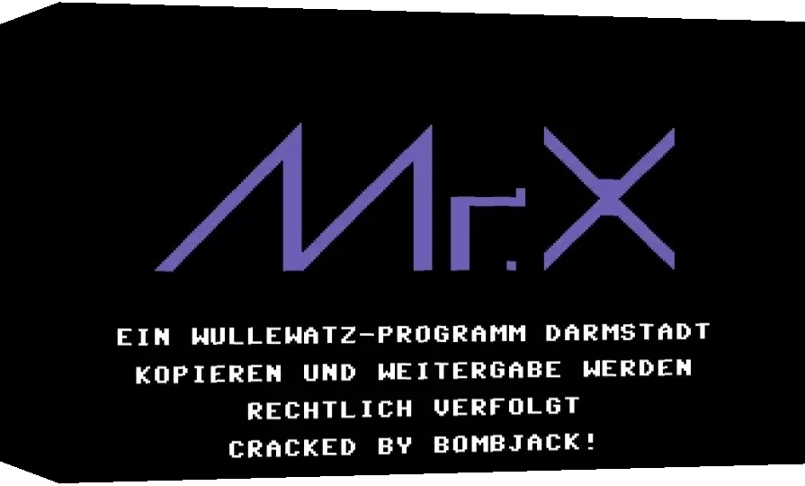 Mr. X — box-3D (WOR)