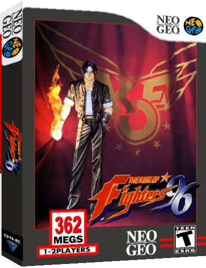 King Of Fighters '96, The — box-3D (US)