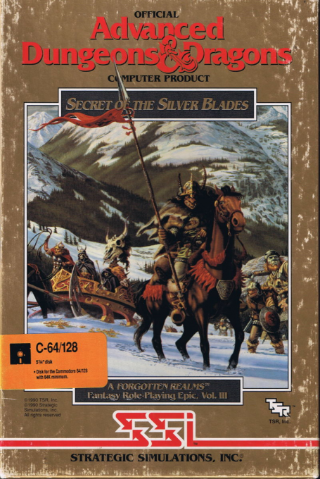 Secret Of The Silver Blades box art
