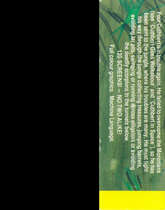 Cuthbert in the Jungle — box-2D-back (EU)