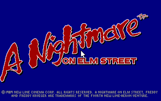 Nightmare On Elm Street, A — sstitle (WOR)