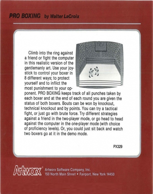 Pro Boxing — box-2D-back (WOR)