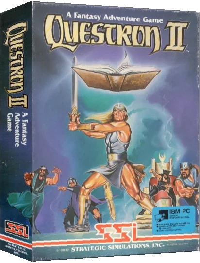 Questron 2 — box-3D (US)