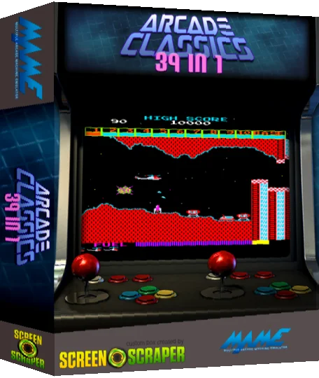 39 In 1 Mame Bootleg — box-3D (SS)
