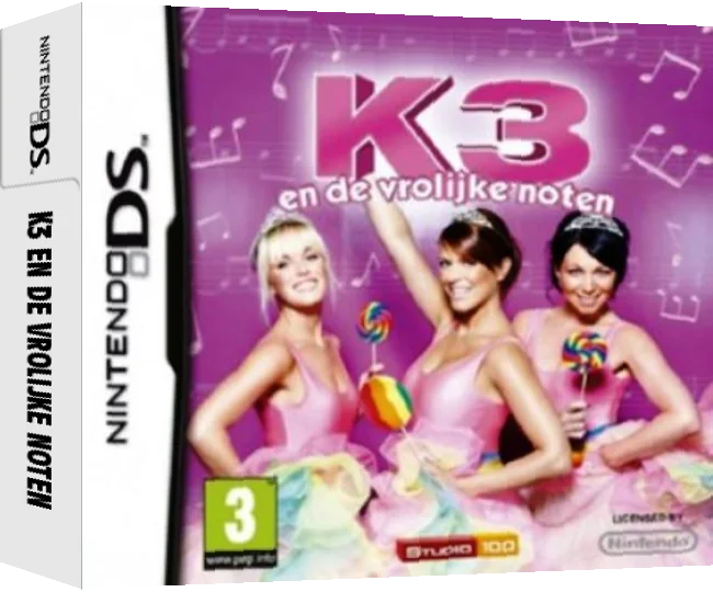 K3 en de Vrolijke Noten — box-3D (EU)