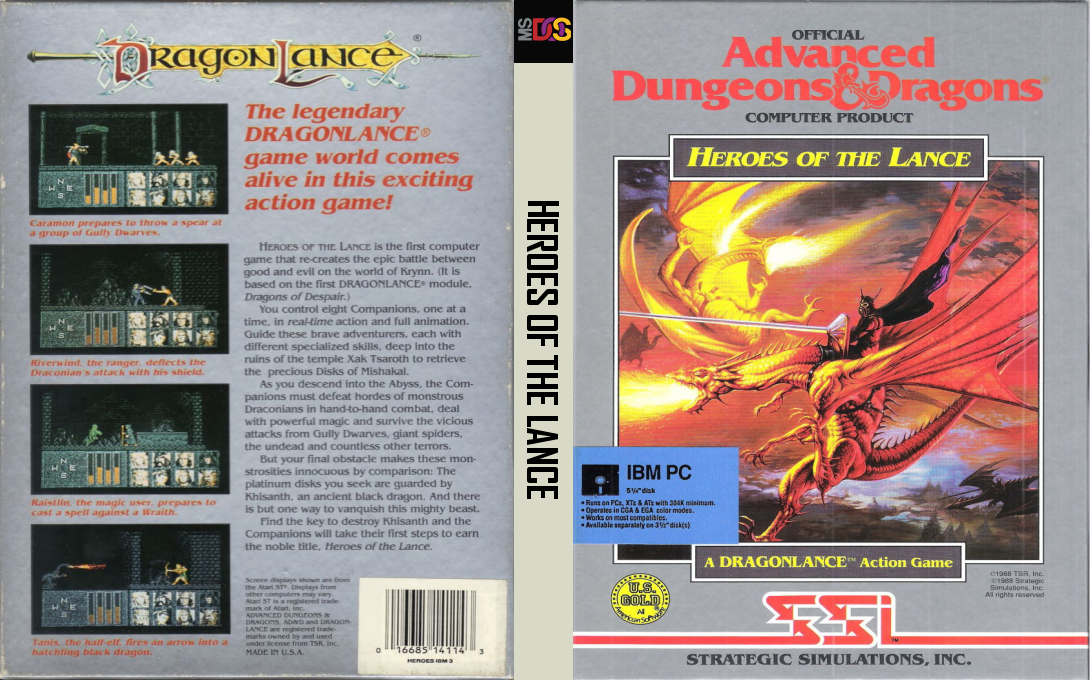 Heroes Of The Lance — box-texture (US)