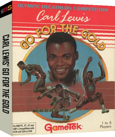 Carl Lewis' Go For The Gold — box-3D (US)
