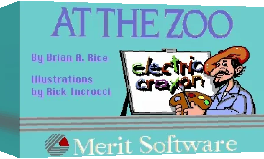 Electric Crayon 3.1 : At The Zoo — box-3D (WOR)