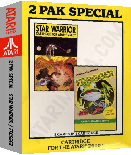 2 Pak Special - Star Warrior / Frogger — box-3D (EU)