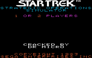 Star Trek - Strategic Operations Simulator — sstitle (US)