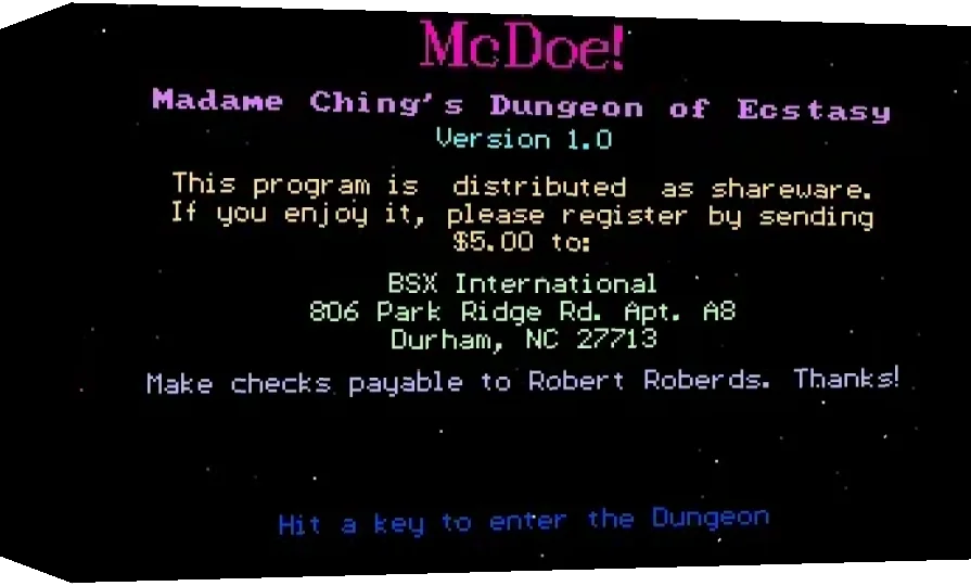 Madame Ching's Dungeon of Ecstasy — box-3D (WOR)