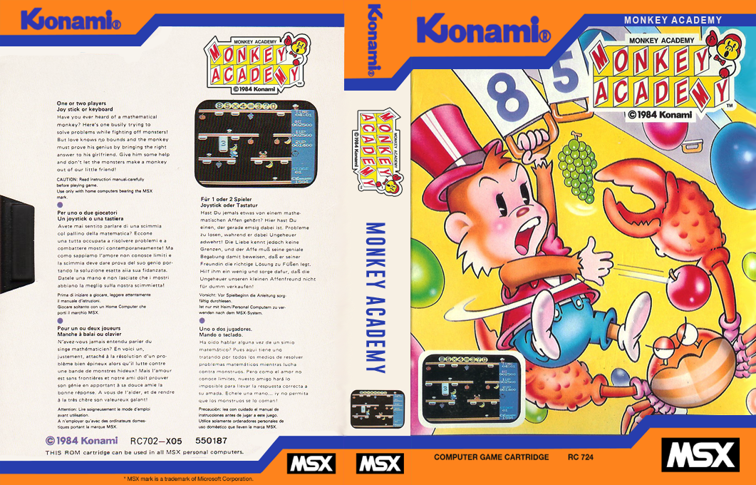 Monkey Academy — box-texture (EU)