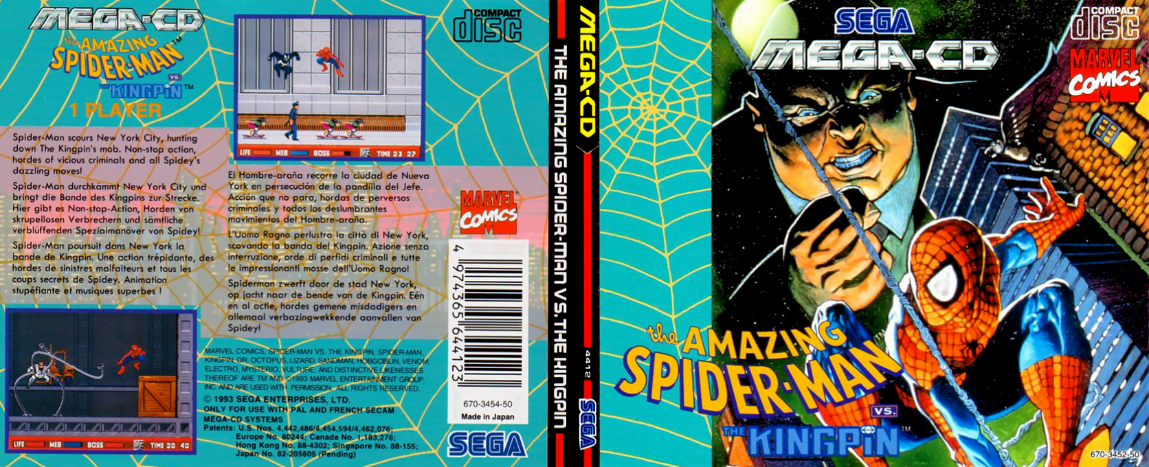 Amazing Spider-Man vs. The Kingpin, The — box-texture (EU)