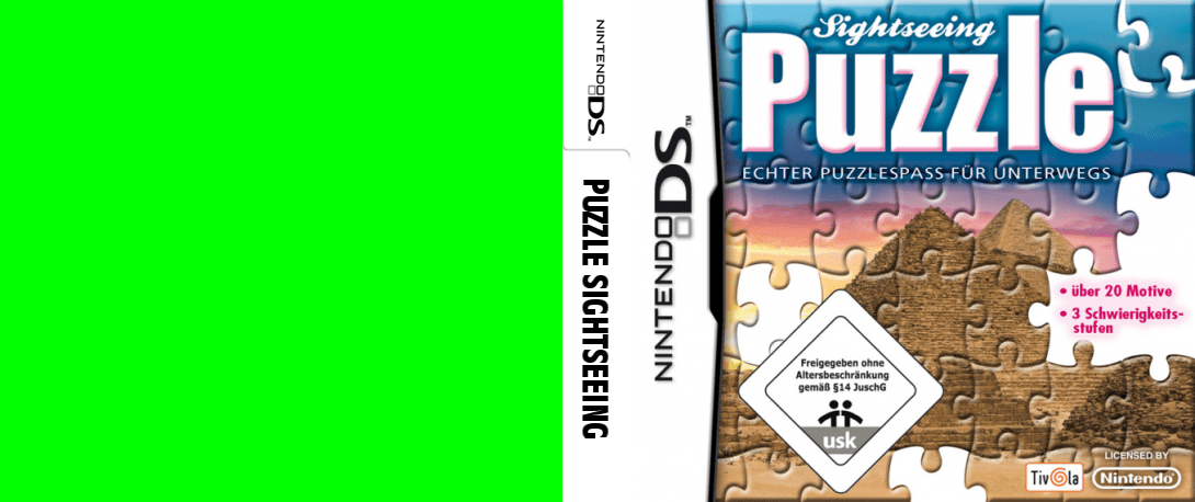Sightseeing Puzzle - Echter Puzzlespass fuer Unterwegs — box-texture (DE)