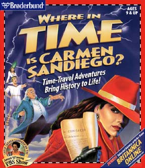 Where in Time is Carmen Sandiego? box art