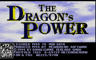 Dragons Power, The box art