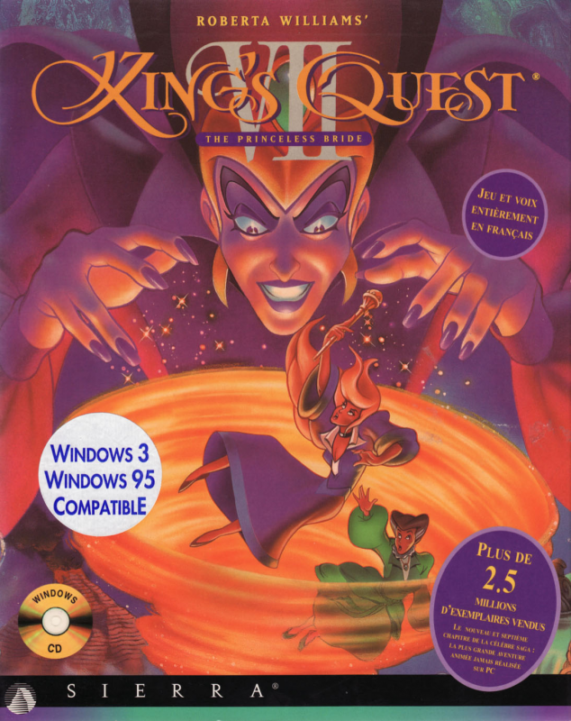 King's Quest VII: The Princeless Bride — box-2D (FR)