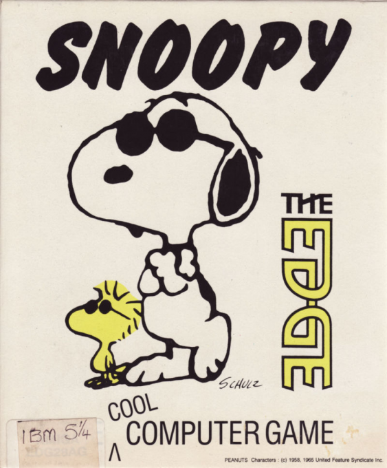Snoopy - The Cool Computer Game — box-2D (EU)