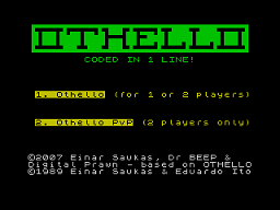 1 Line Othello — sstitle (WOR)