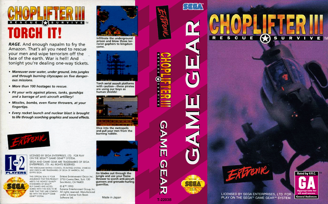 Choplifter 3 — box-texture (US)