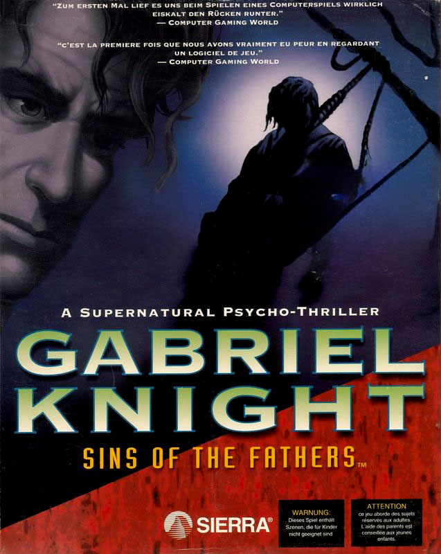 Gabriel Knight - Sins of the Fathers — box-2D (EU)