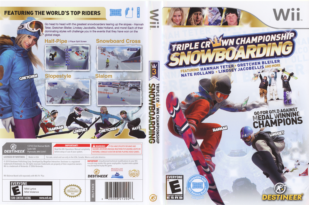 Triple Crown Championship Snowboarding — box-texture (US)
