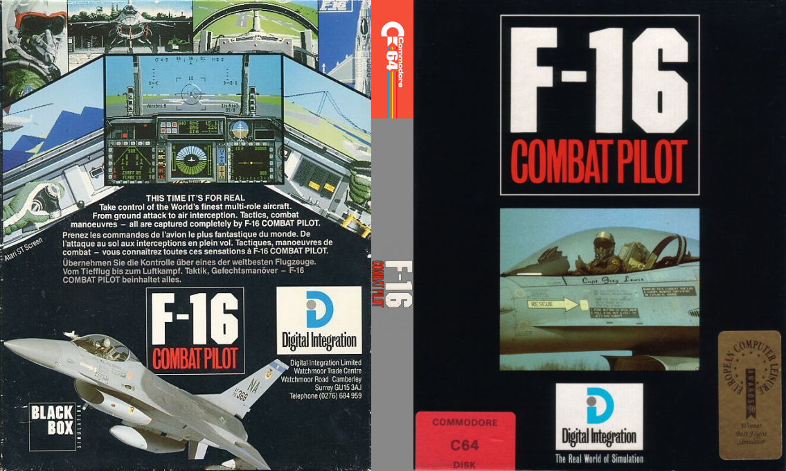F-16 Combat Pilot — box-texture (EU)