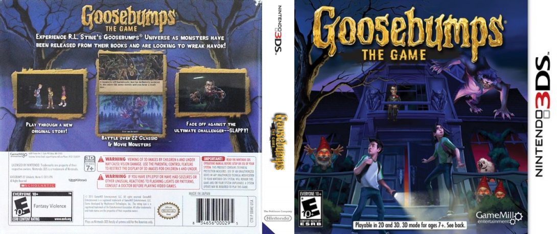 Goosebumps - The Game — box-texture (US)
