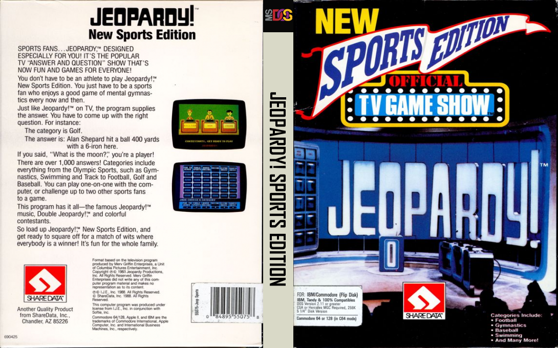 Jeopardy! New Sports Edition — box-texture (US)