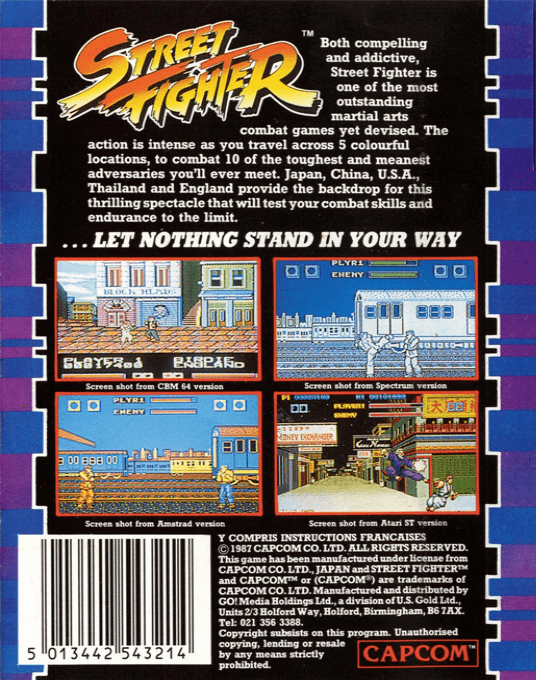 Street Fighter — box-2D-back (EU)