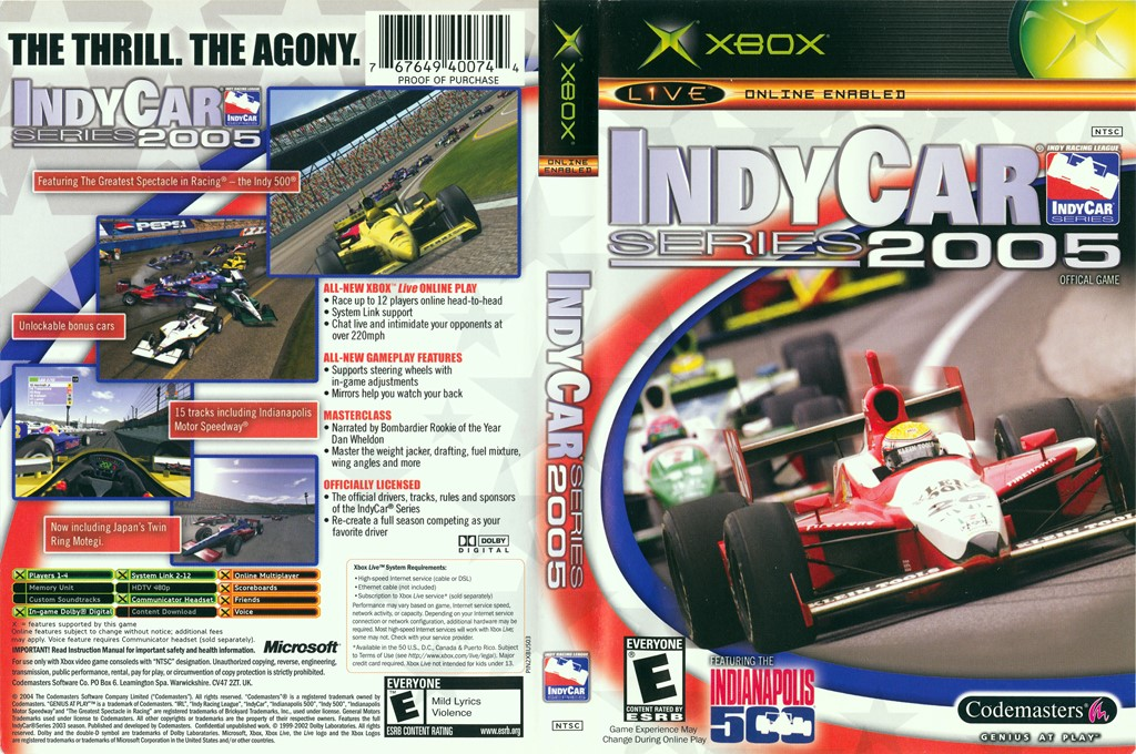 IndyCar Series 2005 — box-texture (US)