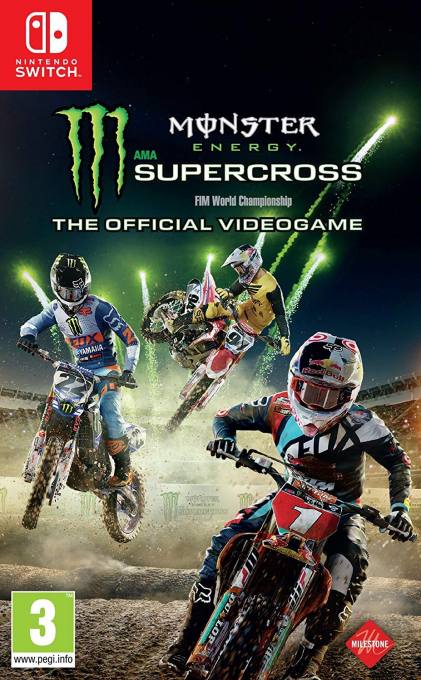 Monster Energy Supercross - The Official Videogame box art
